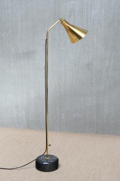 Ignazio Gardella Ignazio Gardella LT3 Floor Lamp in Brass and Marble Azucena Italy 1950s - 4350862