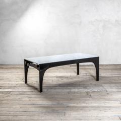 Ignazio Gardella Ignazio Gardella Table Mod Partenio in Metal and Carrara Marble - 2244786