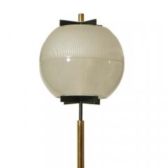 Ignazio Gardella MIDCENTURY GLOBE SHADE WITH BRASS AND MARBLE FLOOR LAMP BY LTE8 IGNAZIO GARDELLA - 1877045