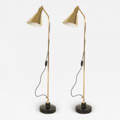 Ignazio Gardella PAIR OF BRASS FLOOR LAMPS BY IGNAZIO GARDELLA FOR AZUCENA - 1791164