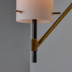 Ignazio Gardella Pair of 1970s Sculptural Glass and Brass Sconces Attributed to Ignazio Gardella - 4543769