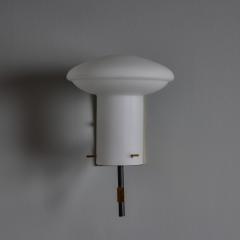 Ignazio Gardella Pair of 1970s Sculptural Glass and Brass Sconces Attributed to Ignazio Gardella - 4543771