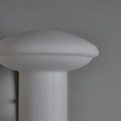 Ignazio Gardella Pair of 1970s Sculptural Glass and Brass Sconces Attributed to Ignazio Gardella - 4543776