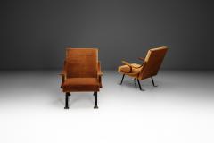 Ignazio Gardella Pair of Adjustable Digamma Armchairs by Ignazio Gardella Italy 1960s - 4431070