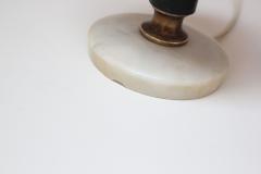 Ignazio Gardella Petite Vintage Italian Brass and Marble Bedside Lamps After Ignazio Gardella - 3270568