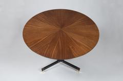 Ignazio Gardella Walnut Circular Centre Table by Ignazio Gardella Azucena Italy c 1950 - 3665943