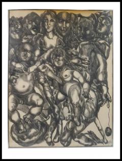 Igor Ogurtsov Russian Soviet Nonconformist Art Drawing By Igor Ogurtsov - 3880818