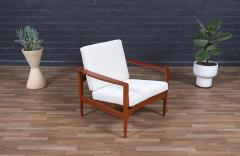 Illum Wikkels Illum WIkkelso Model EK Boucle Teak Lounge Chair - 3999534