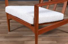 Illum Wikkels Illum WIkkelso Model EK Boucle Teak Lounge Chair - 3999539