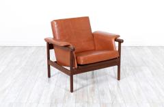 Illum Wikkels Illum Wikkels Cognac Leather Lounge Chair for Koefoeds M belfabrik - 2985718