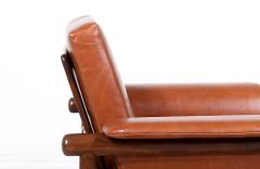 Illum Wikkels Illum Wikkels Cognac Leather Lounge Chair for Koefoeds M belfabrik - 2985725