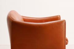 Illum Wikkels Illum Wikkels Leather Sofa for Holger Christiansen Denmark 1960 - 4087814