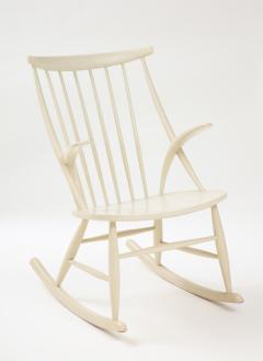 Illum Wikkels Illum Wikkels Rocking Chair mod IW3 Niels Eilersen Denmark 1958 - 2539053