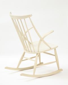 Illum Wikkels Illum Wikkels Rocking Chair mod IW3 Niels Eilersen Denmark 1958 - 2539059