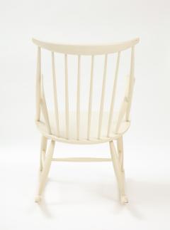 Illum Wikkels Illum Wikkels Rocking Chair mod IW3 Niels Eilersen Denmark 1958 - 2539061