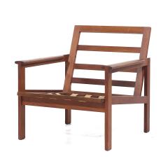 Illum Wikkels Illum Wikkels for Niels Eilersen Capella Model 4 MCM Teak Lounge Chairs Pair - 3823474