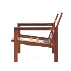 Illum Wikkels Illum Wikkels for Niels Eilersen Capella Model 4 MCM Teak Lounge Chairs Pair - 3823475