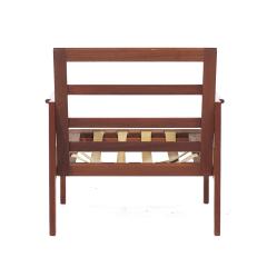 Illum Wikkels Illum Wikkels for Niels Eilersen Capella Model 4 MCM Teak Lounge Chairs Pair - 3823478