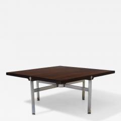 Illum Wikkels Illum Wikkelso Rosewood and Steel Mid century Danish Coffee Table - 3161050