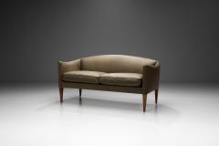 Illum Wikkels Leather V12 Sofa by Illum Wikkels for Holger Christiansen Denmark 1960s - 3709021