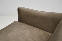 Illum Wikkels Leather V12 Sofa by Illum Wikkels for Holger Christiansen Denmark 1960s - 3709038