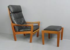 Illum Wikkels Lounge Chair Ottoman By Illum Wikkels Circa 1960s - 1604379