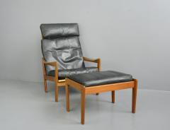 Illum Wikkels Lounge Chair Ottoman By Illum Wikkels Circa 1960s - 1604384