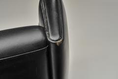 Illum Wikkels Model 110 Leather Armchair by Illum Wikkels for S ren Willadsen Denmark 1960s - 4604332
