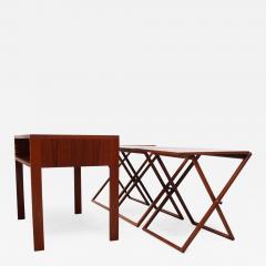 Illum Wikkels Nest of Three Teak Folding Tables by Illum Wikkels  - 512880