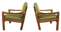 Illum Wikkels Pair 1960s Illum Wikkels teakwood armchairs Denmark - 3470811