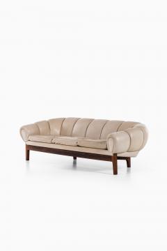 Illum Wikkels Sofa Model Croissant Produced by Holger Christiansen - 1850567