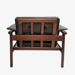 Illum Wikkelso Illum Wikkels Wiki Lounge Chairs in Rosewood and Espresso Leather Pair - 3424918