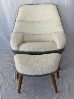 Illum Wikkelso ML 91 Lounge Chair and Footstool  - 4224466
