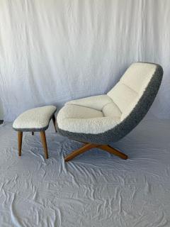 Illum Wikkelso ML 91 Lounge Chair and Footstool  - 4224467