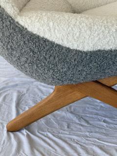 Illum Wikkelso ML 91 Lounge Chair and Footstool  - 4224470