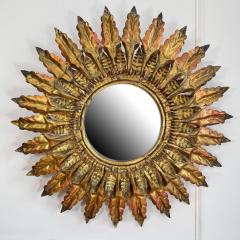 Illuminated Gilt Spanish Sunburst Mirror 1930s - 3766884