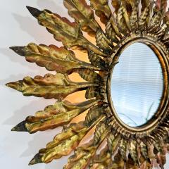 Illuminated Gilt Spanish Sunburst Mirror 1930s - 3766885