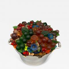 Illuminated fruit basket Paris France circa 1970 - 4225508