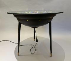 Illuminated pedestal table attributed to Jean Simon Labret circa 1950 1960 - 3399449