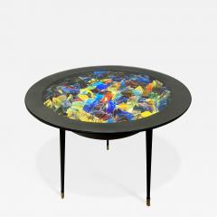 Illuminated pedestal table attributed to Jean Simon Labret circa 1950 1960 - 3401541