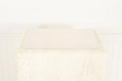 Illuminating Faux Travertine Pedestal - 4324524