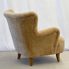 Ilmari Lappalainen Ilmari Lappalainen Asko Finnish Mid Century Modern Lounge Chair Shearling - 3554306