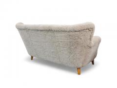 Ilmari Lappalainen Ilmari Lappalainen Laila Sofa Model 238 in Sheepskin Asko 1940s - 3944956