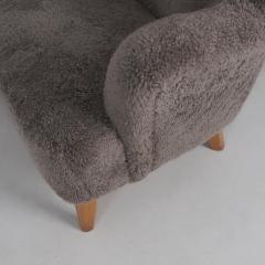 Ilmari Lappalainen Ilmari Lappalainen Laila Sofa Model 238 in Sheepskin Asko 1940s - 4616227