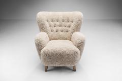 Ilmari Lappalainen Pair of Laila Armchairs by Ilmari Lappalainen Attr for Asko Finland 1950s - 4696072