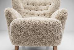 Ilmari Lappalainen Pair of Laila Armchairs by Ilmari Lappalainen Attr for Asko Finland 1950s - 4696075