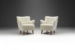 Ilmari Lappalainen Pair of Laila Boucl Armchairs by Ilmari Lappalainen attr Finland 1948 - 2697984