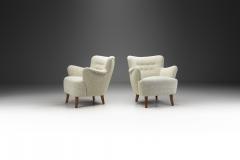 Ilmari Lappalainen Pair of Laila Boucl Armchairs by Ilmari Lappalainen attr Finland 1948 - 2697986