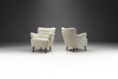 Ilmari Lappalainen Pair of Laila Boucl Armchairs by Ilmari Lappalainen attr Finland 1948 - 2697987