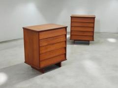 Ilmari Tapiovaara A Pair of Mid Century Ilmari Tapiovaara Teak Drawer Chests for Asko 1950s - 3972762